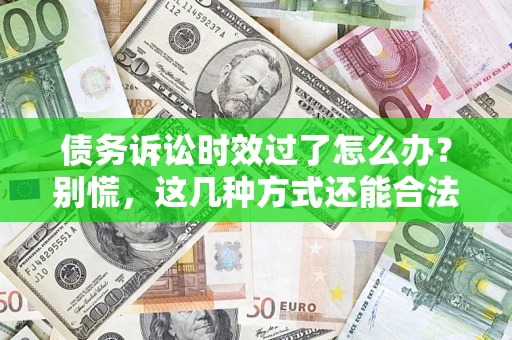 武汉债务诉讼时效过了怎么办？别慌，这几种方式还能合法追讨！